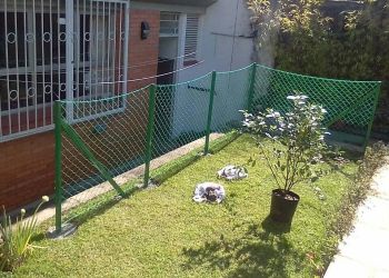 Cerca com rede de proteÃ§Ã£o 