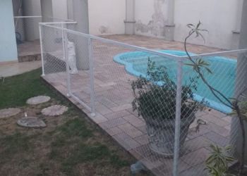 cerca fixa com estrutura em alumÃ­nio