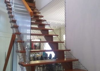 Rede marrom de 5cm 